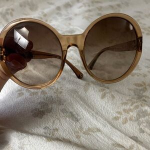 Coach brown round Sunglasses